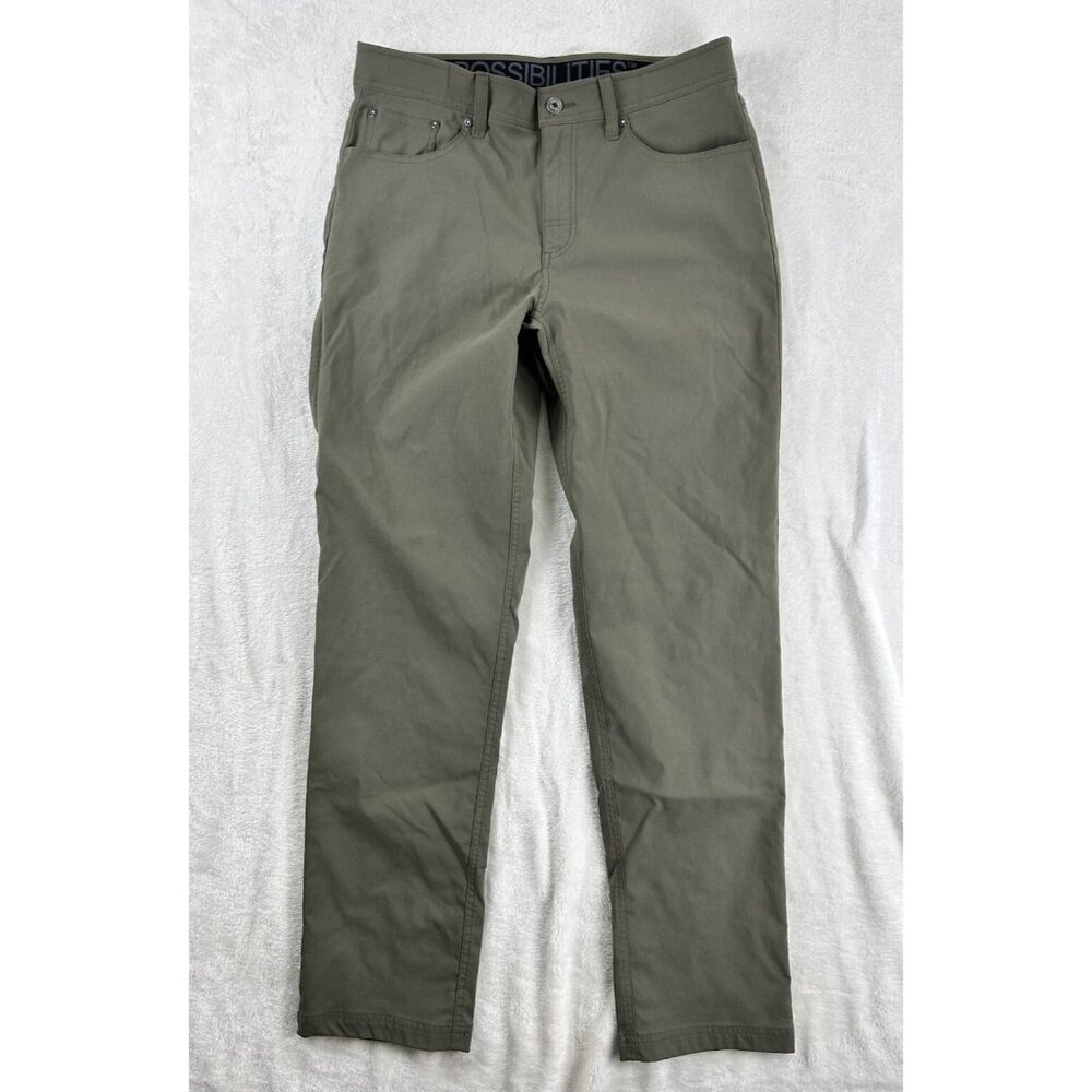 GERRY Pants Mens 32x34 Venture Stretch Pants Gray Relaxed Outdoor Lightweight